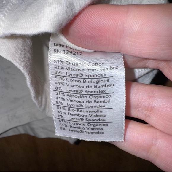 TASC Performance Recess 1/4 Zip Top Shirt Organic Cotton Outdoors Size Large - Picture 9 of 12